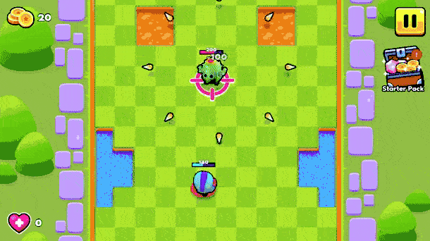 Brawl Hero browser action roguelite