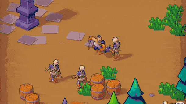 War Lands action strategy roguelite browser game