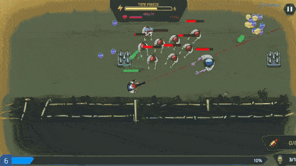 Time Walker Survive browser roguelite game